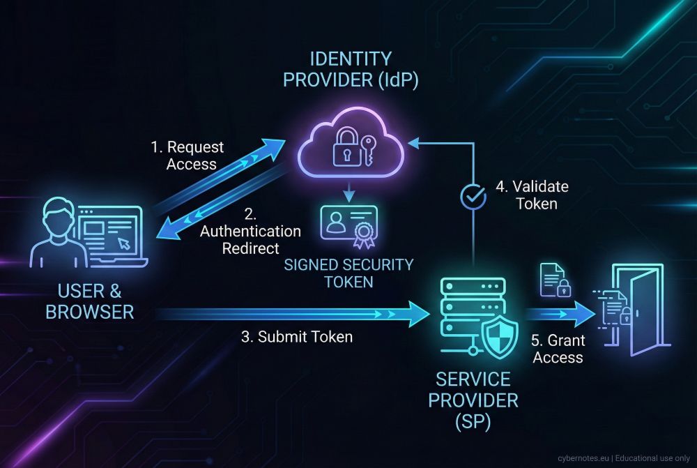 single sing on basic flow diagram